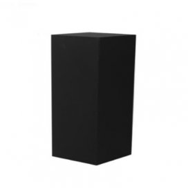 4002 - Zwarte Metalen Zuil - 40 x 40 x 100 cm (1)