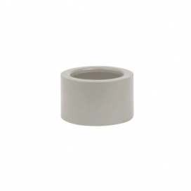 4011 - Sokkel tafelmodel Metaal Ivoor incl. windlicht Topaz - ⌀13.5 x 25.5 cm (2)