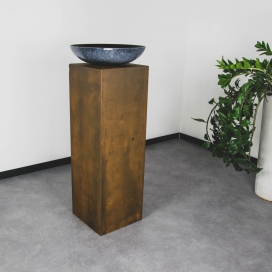 3014 - Roest Look Zuil - MDF - 400 x 400 x 1200 mm (3)