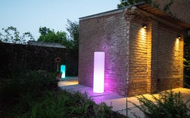 1016 - Led Sokkel Rond - Kunststof - ⌀26 x 73 cm (1)