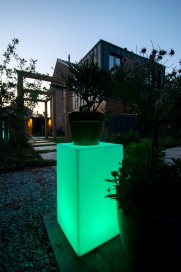 1015 - Led Sokkel Vierkant - Kunststof - 32 x 32 x 52 cm (LXBXH) (3)