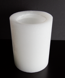 9106 - Kaarshouder Lampyon voor windlicht wit - ⌀19 x 25 cm (5)