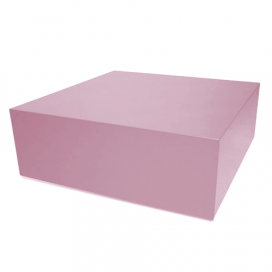 1706 - Salontafel Presso | Roze Hoogglans - MDF - 900 x 900 x 450 mm (1)