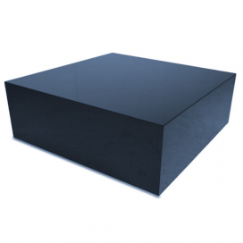 1704 - Salontafel Presso | Blauw Hoogglans - MDF - 800 x 800 x 450 mm (1)