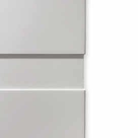 1013 - Wit Gelakte Design Zuil Met Kraag - MDF - 400 x 400 x 700 mm (3)