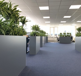 1800 - Plantenbak grijs - MDF vochtwerend - 1500 x 300 x 1000 mm (1)