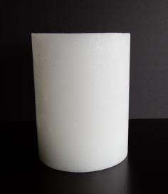 9106 - Kaarshouder Lampyon voor windlicht wit - ⌀19 x 25 cm (2)
