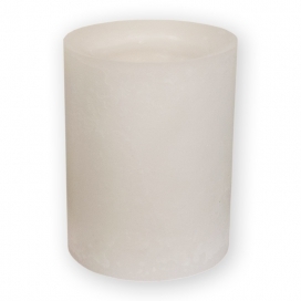 houder kaars parafine grijs beige