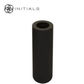 4014 - Sokkel Metaal Rond Zwart  excl. windlicht - ⌀27.5 x 80 cm (2)