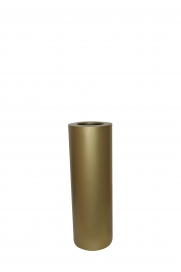 4015 - Sokkel Metaal Rond | Goud Gelakt excl. windlichten - ⌀275 x 150 mm (8)