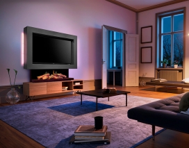 4051 - Kalfire Elektrische Sfeerhaard E-65 - E-65 met Media Wall (2)