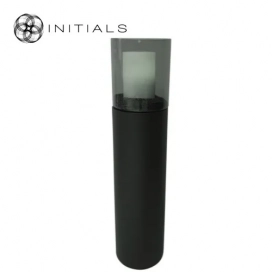 4014 - Sokkel Metaal Rond Zwart  excl. windlicht - ⌀27.5 x 100 cm (5)