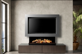 4050 - Kalfire Elektrische Sfeerhaard E-55 - E-55 met Media Wall (2)