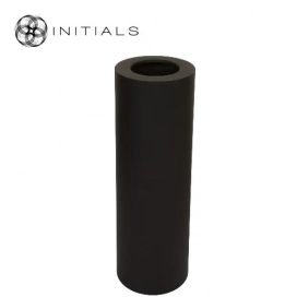 4014 - Sokkel Metaal Rond Zwart  excl. windlicht - ⌀27.5 x 100 cm (3)