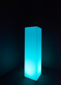 1015 - Led Sokkel Vierkant - Kunststof - 32 x 32 x 52 cm (LXBXH) (4)