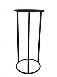 4007 - Sokkel Metaal Rond  Zwart RVS - RVS bewerkt - 39 x 39 x 46 cm (5)